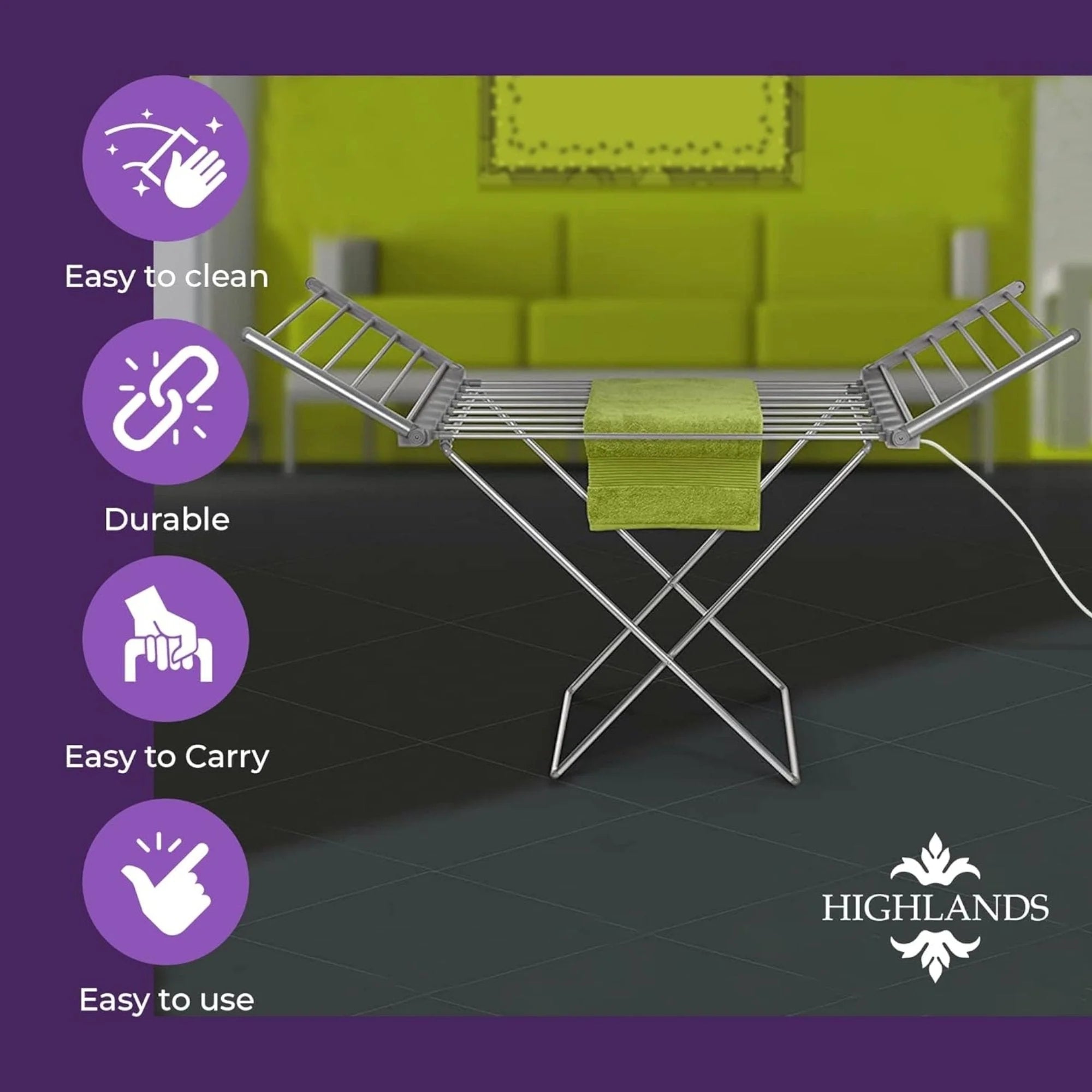 ⚡ Električno Sušilo za Rublje – Suho Rublje Brže nego Ikad!