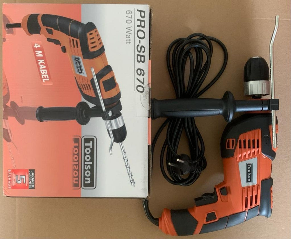 🔨 TOOLSON UDARNA BUŠILICA PRO SB 670 – 670 W