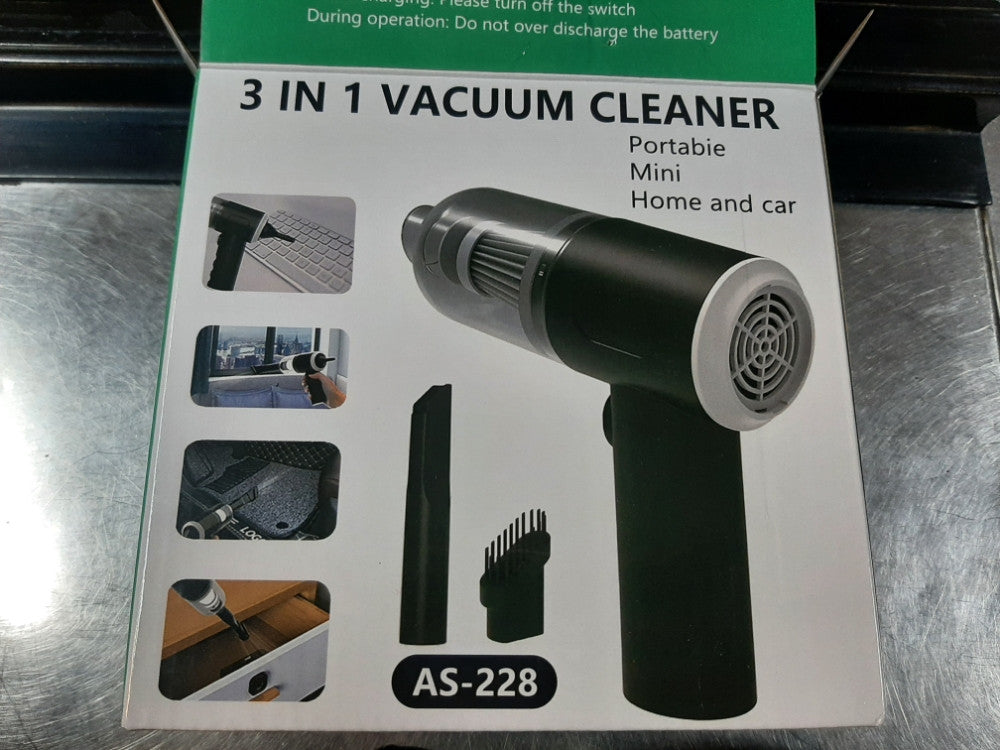 3-U-1 MINI USISIVAČ AS-228 – USISAVANJE • PUHANJE • NAPUHAVANJE