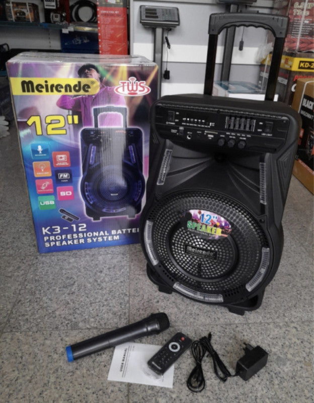 🔊 MEIRENDE K3-12 KARAOKE BLUETOOTH ZVUČNIK – PRAVI SHOW GDJE GOD DA SE POJAVIŠ