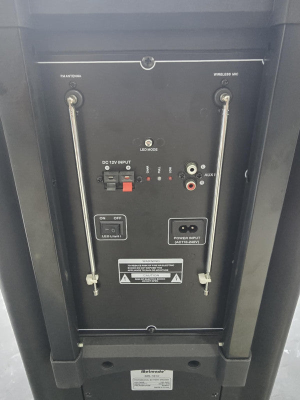 🔊🔥 BLUETOOTH ZVUČNIK MEIRENDE 18” – 3000W | 2 BEŽIČNA MIKROFONA | PARTY MONSTER 🎤