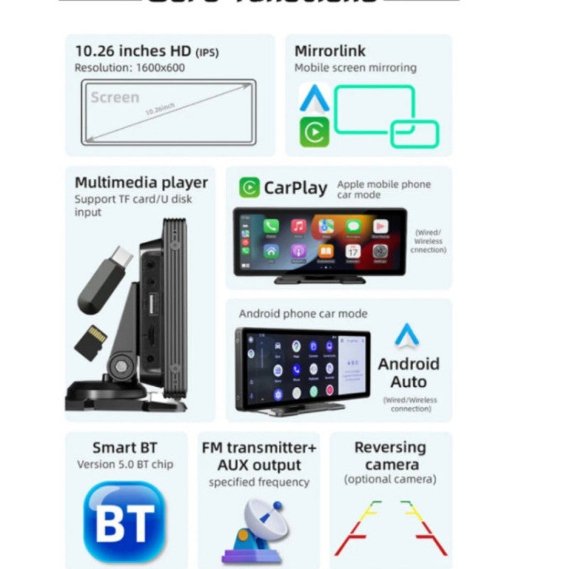 🚗 Android Auto Radio 9″ – Univerzalna Multimedija sa Rikverc Kamerom