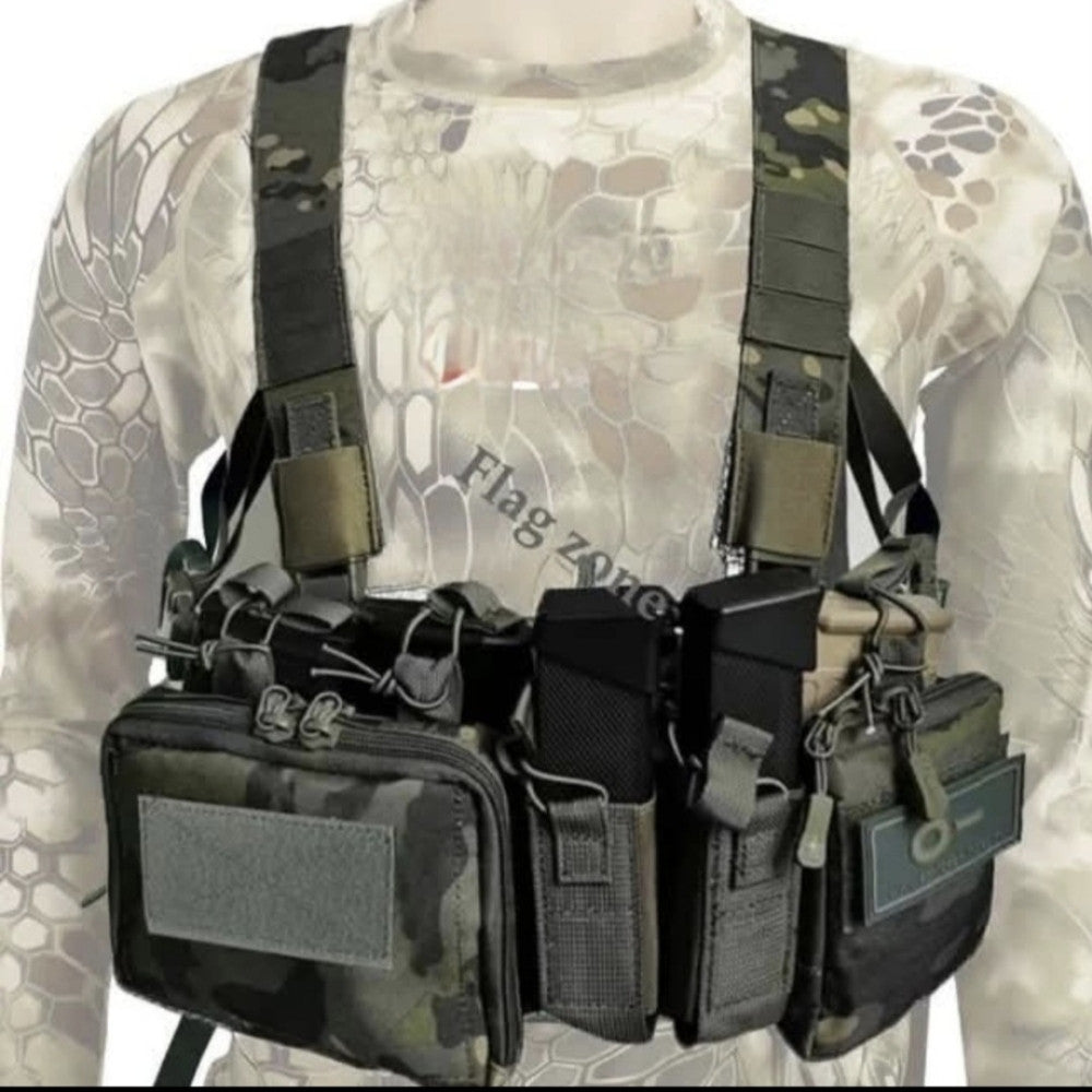 TAKTIČKI / JURIŠNI PRSLUK SA POUCHEVIMA – PROFESIONALNA OPREMA ZA PRAVE AKCIJE!