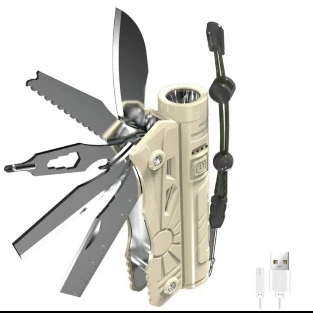 MULTIFUNKCIONALNI NOŽ – ALAT + BATERIJA + POWER BANK