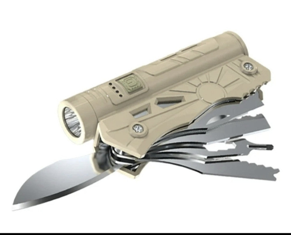 MULTIFUNKCIONALNI NOŽ – ALAT + BATERIJA + POWER BANK