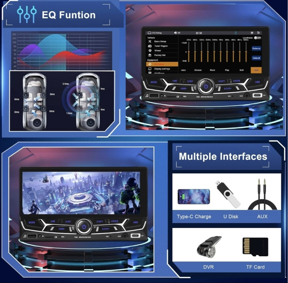 AUTO RADIO MULTIMEDIJA 2DIN 7" – PRETVORI AUTO U MODERNU MULTIMEDIJALNU MAŠINU! 🔥