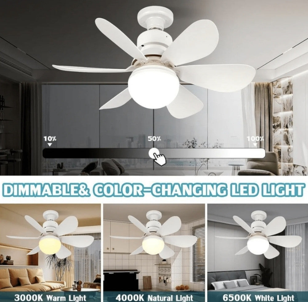 Ventilator sa LED Svjetlom – 2 u 1 Rješenje za Svježinu i Stil!