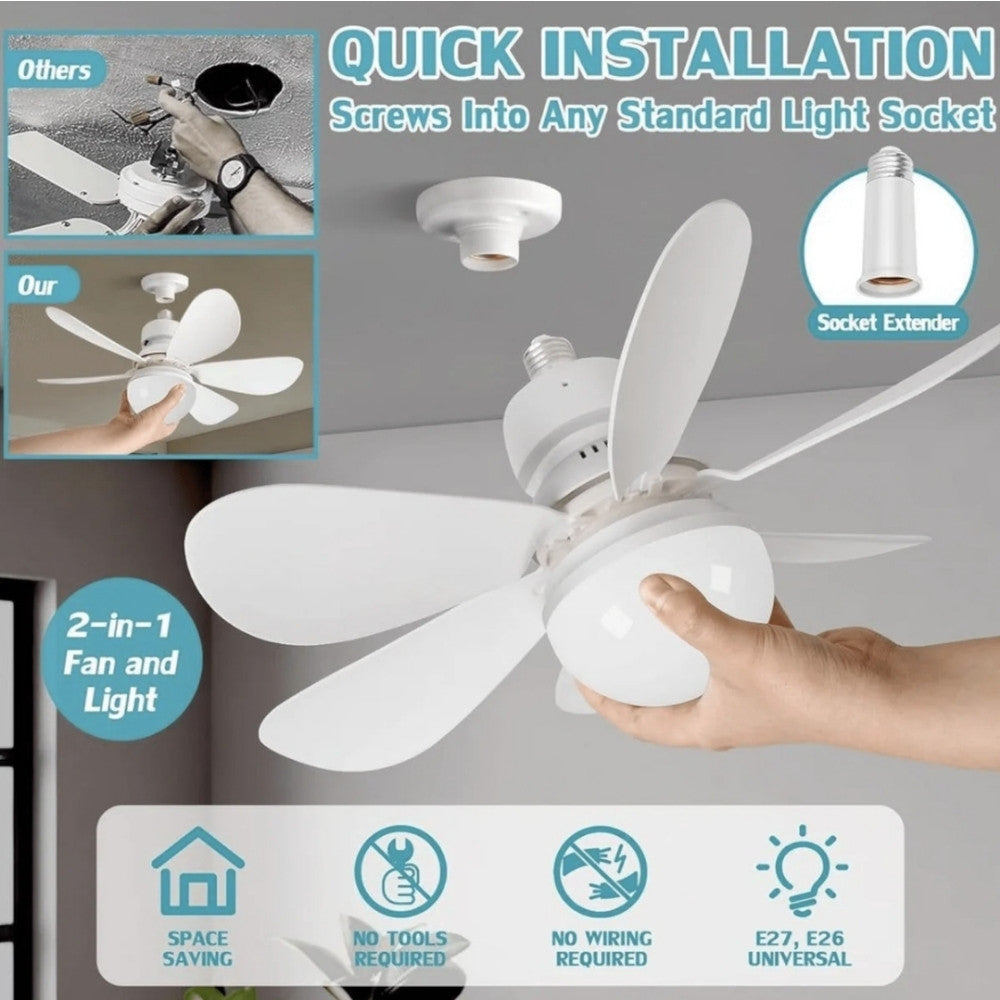 Ventilator sa LED Svjetlom – 2 u 1 Rješenje za Svježinu i Stil!