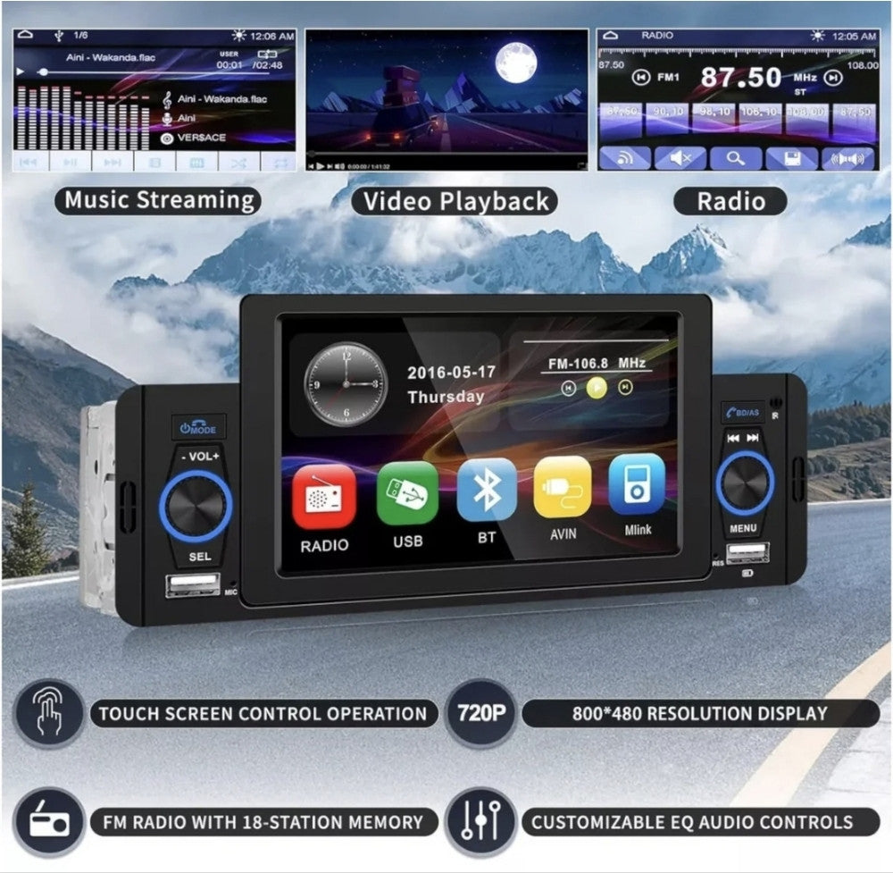 1 DIN AUTO MULTIMEDIJA MP5 – NOVA DIMENZIJA VOŽNJE! 🔥🚘