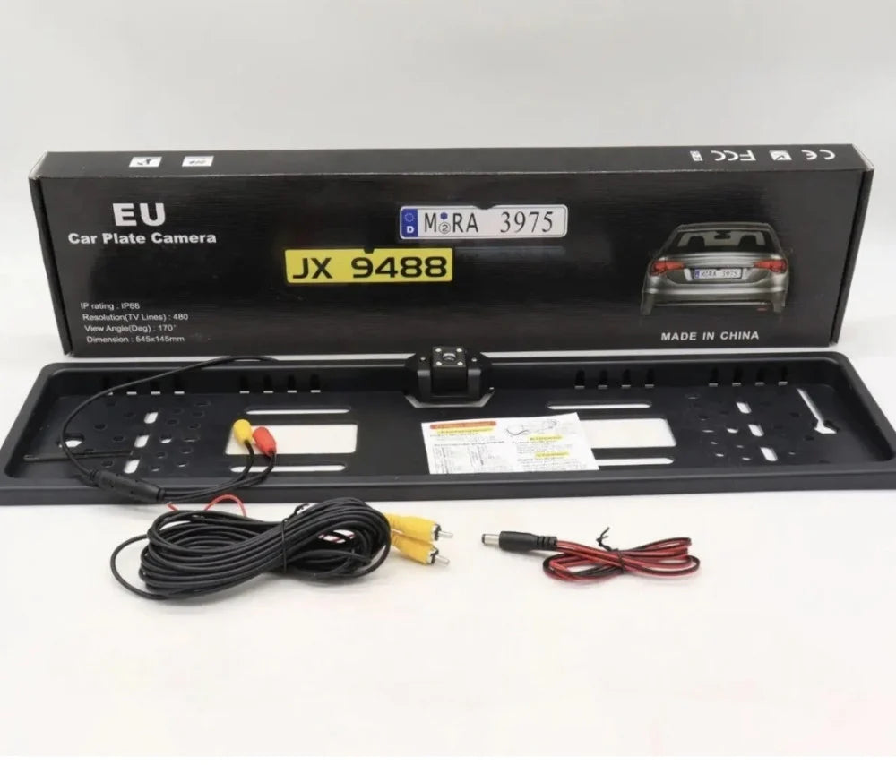 🚘 Okvir Registracijske Table s Ugrađenom Rikverc Kamerom – Sigurnije i Lakše Parkiranje!