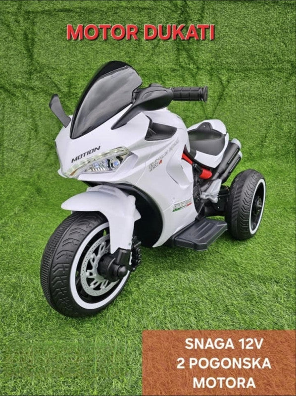 MOTOR NA AKUMULATOR “DUCATI” – DJEČIJI SAN NA DVA TOČKA!