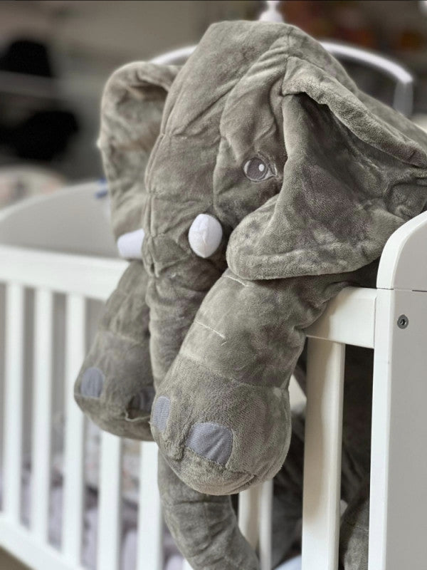 PLIŠANI SLON JASTUK 55 CM – MEGA MEKAN, OGROMAN I NEODOLJIV! 💖🐘