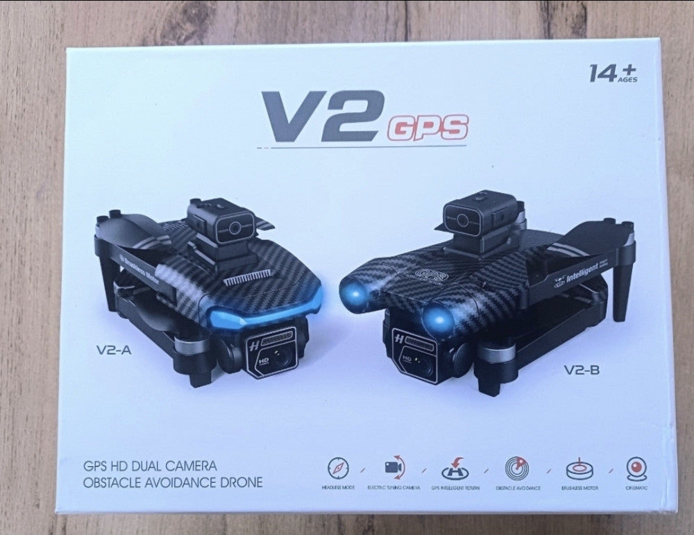 VELIKI KARBONSKI DRON QUADCOPTER RC MODEL 2024 – 8K HD KAMERA + GPS + IZBJEGAVANJE PREPREKA!