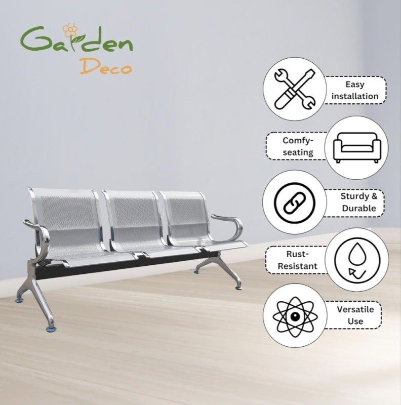 Klupa od Nehrđajućeg Čelika (INOX) – Moderan Dizajn i Maksimalna Izdržljivost 🏡🌳