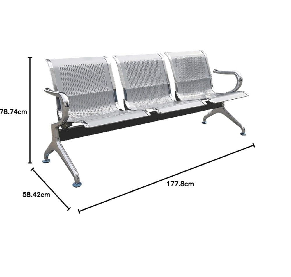 Klupa od Nehrđajućeg Čelika (INOX) – Moderan Dizajn i Maksimalna Izdržljivost 🏡🌳