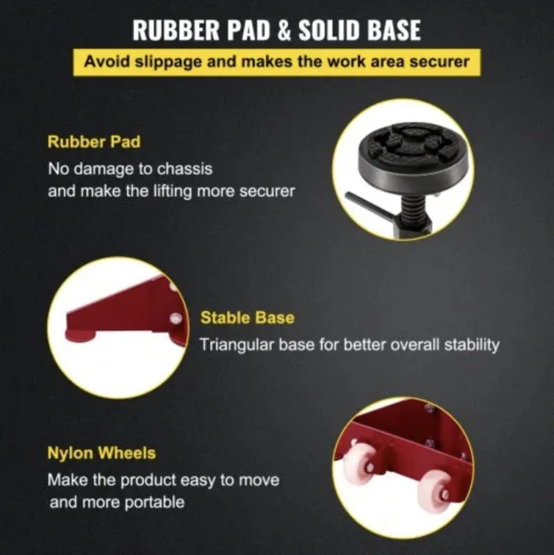 Dizalica za Motor / Mjenjač – Profesionalni Hidraulični Stalak