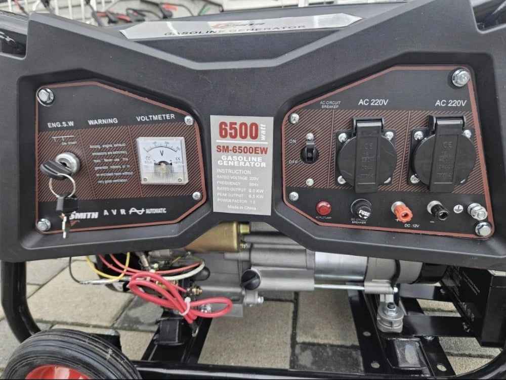 Smith Agregat za Struju 6500W – 220V | 50Hz | Power Factor 1.0