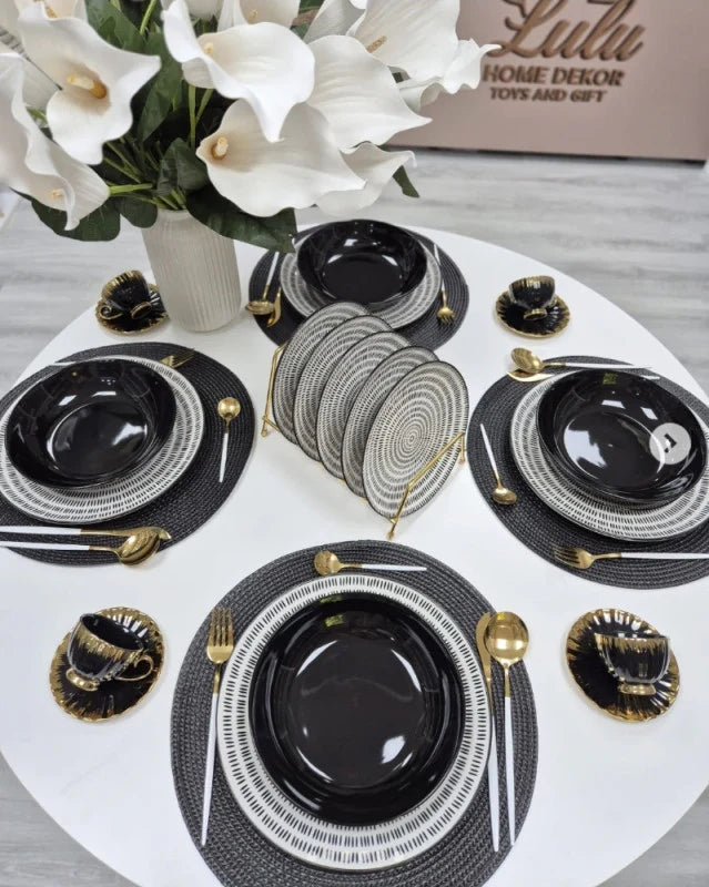 Luksuzni Set Tanjira od Porculana 18/1