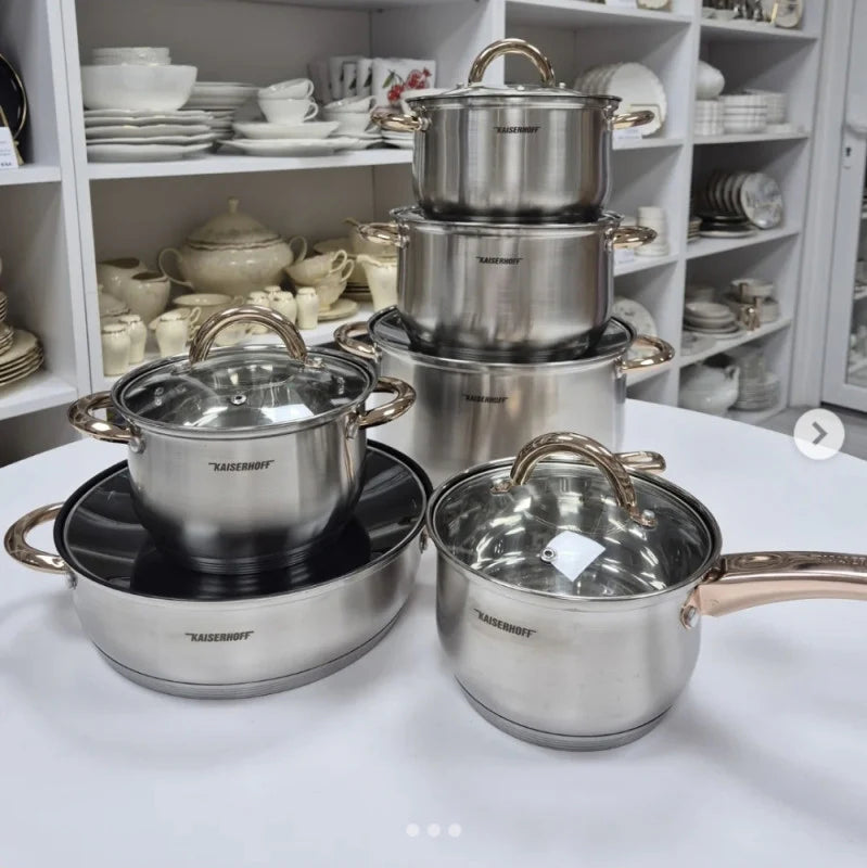 SET ŠERPI S POKLOPCIMA – KVALITET I ELEGANCIJA U KUHINJI!