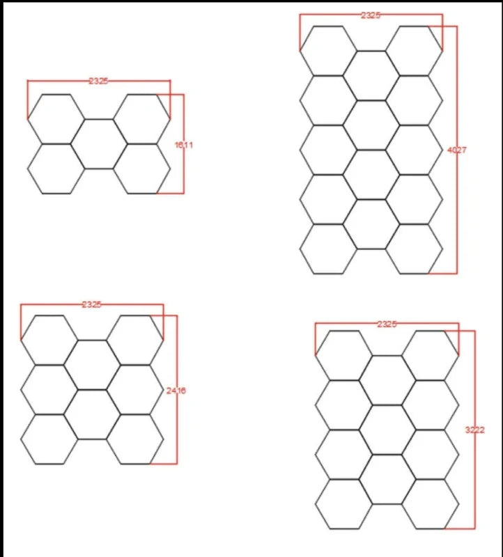 Heksagonalna LED Rasvjeta – Moderan Dizajn i Profesionalno Osvjetljenje!