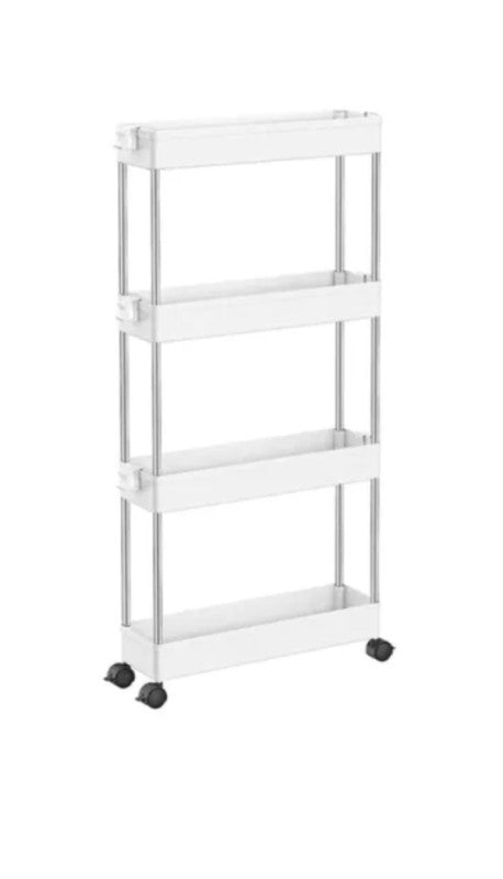 🛁 Kupatilska Polica sa Točkićima – Red, Stil i Praktičnost u Vašem Kupatilu!