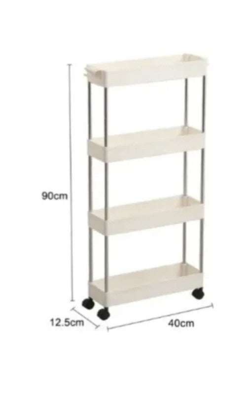 🛁 Kupatilska Polica sa Točkićima – Red, Stil i Praktičnost u Vašem Kupatilu!