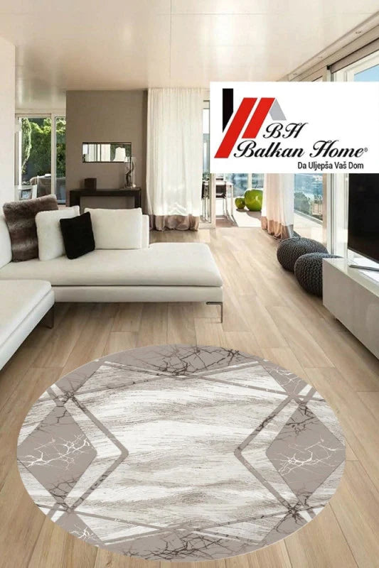 Okrugli tepih 80×80 cm – moderan dizajn i sigurna podloga