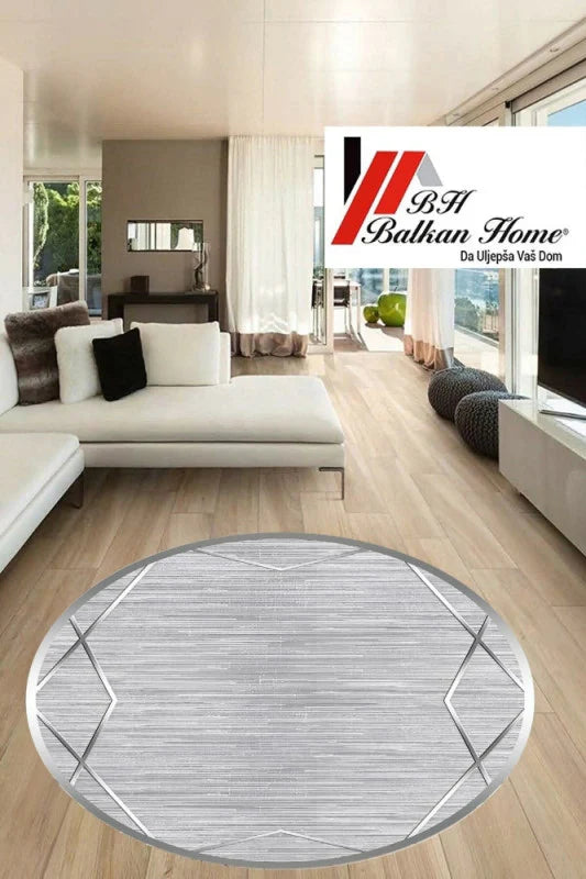 Okrugli tepih 80×80 cm – moderan dizajn i sigurna podloga