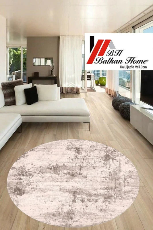 Okrugli tepih 80×80 cm – moderan dizajn i sigurna podloga