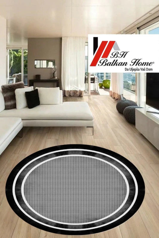 Okrugli tepih 80×80 cm – moderan dizajn i sigurna podloga