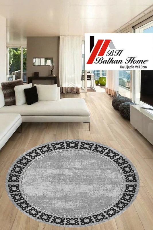 Okrugli tepih 80×80 cm – moderan dizajn i sigurna podloga