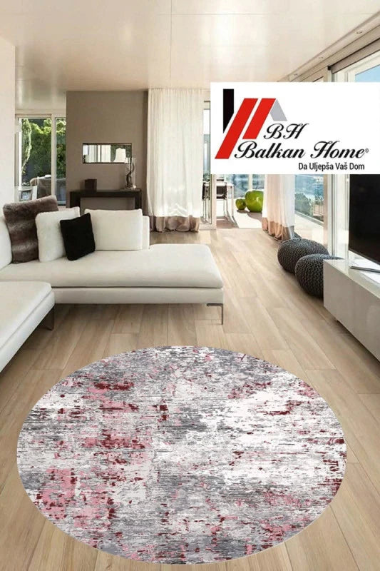 Okrugli tepih 80×80 cm – moderan dizajn i sigurna podloga