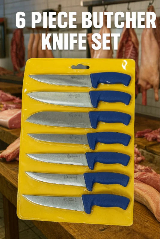 Profesionalni set mesarskih noževa 6u1 – Preciznost u svakoj sječenici!