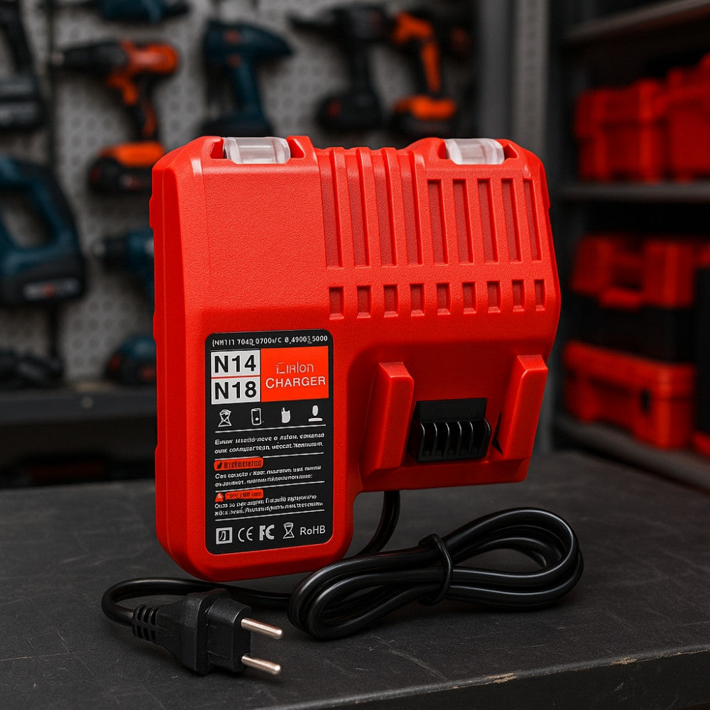 🔋 Punjač za AKU MILWAUKEE 14–18V – Brzo, sigurno i pouzdano punjenje!