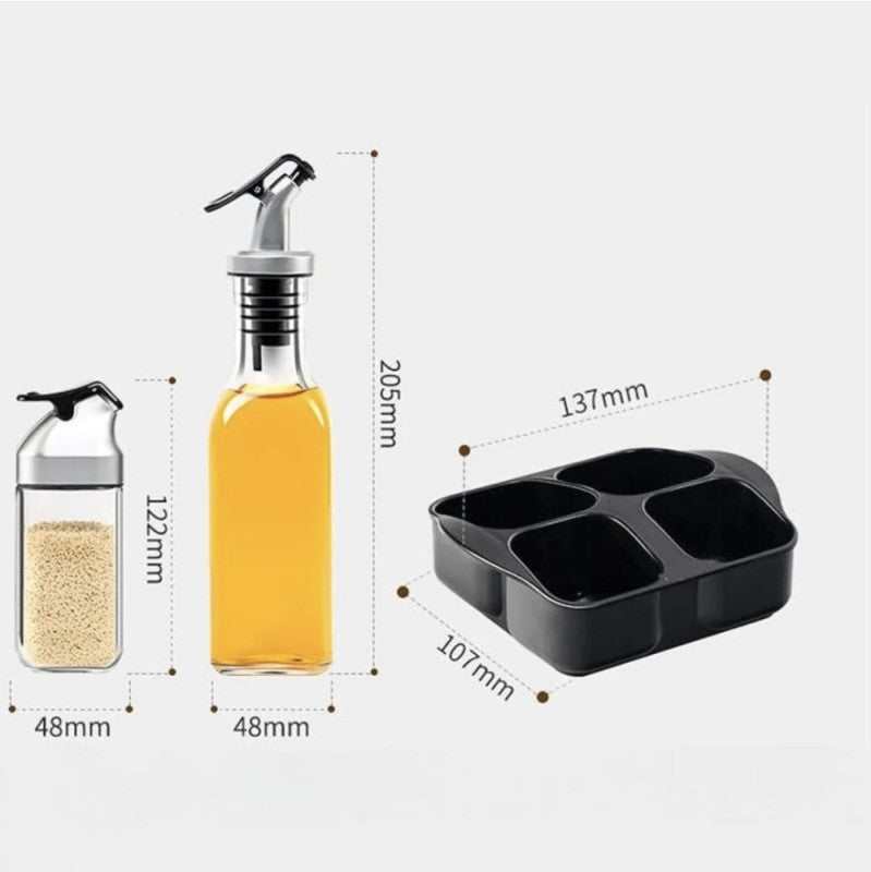 SET ZA ZAČINE I ULJE 4u1