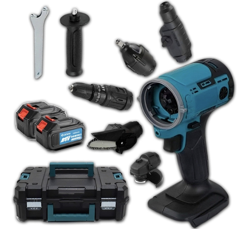 🔥 PROFI MULTIFUNKCIONALNI SET 5u1 — BEZČETKASTI MOTOR + 2x 68V BATERIJE