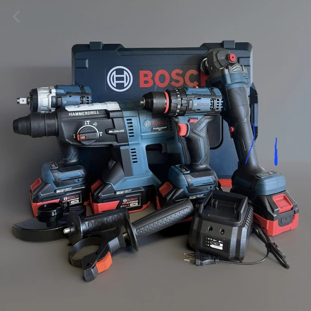 Profesionalni Aku Set BOSCH za Majstore i Radionice