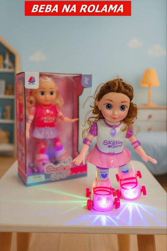 🎀 Beba na rolama – Skating Girl