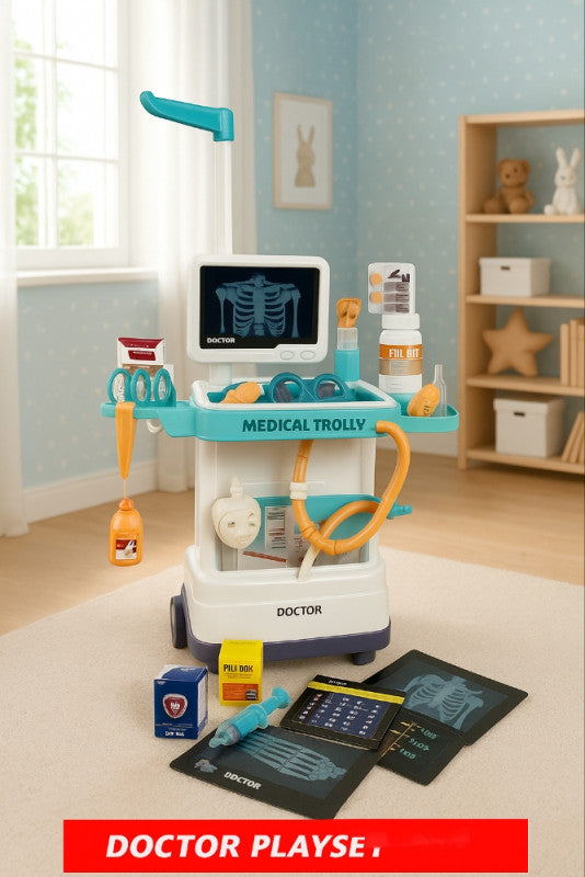 🎯 Doktor set s rendgen aparatom – Medical Trolly