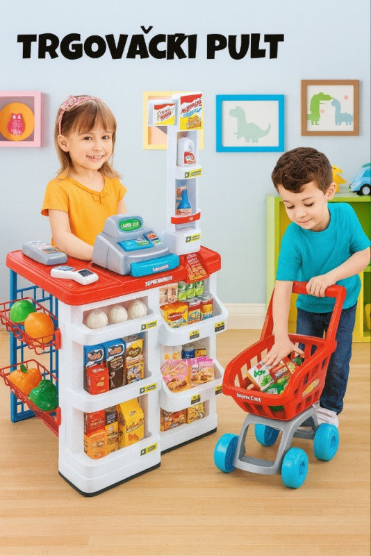 🧒 Dječiji Trgovački Pult – Zabava i učenje kroz igru! 🎁