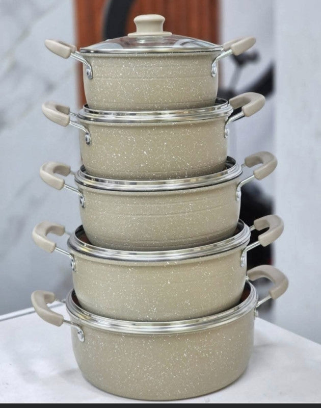 🍲 Granitni set šerpi 5u1 – Premium kvalitet za svaku kuhinju