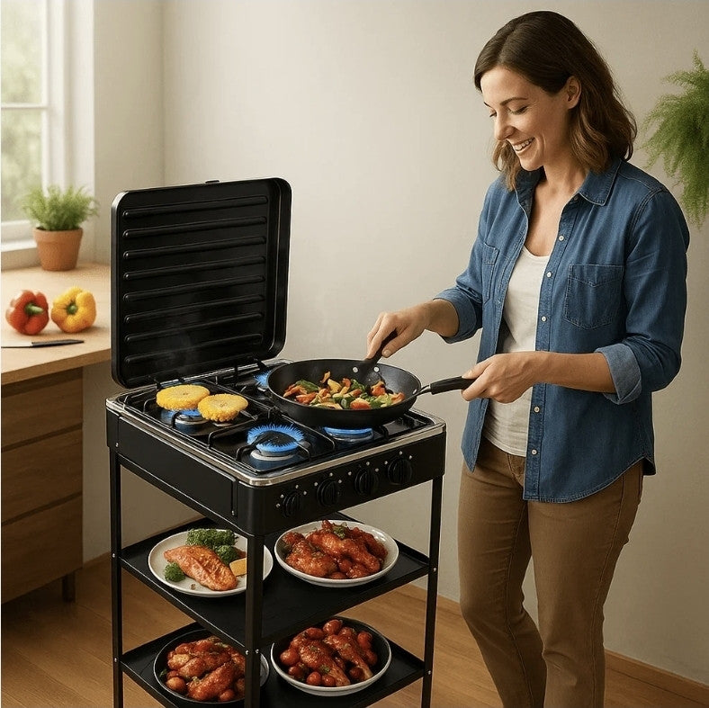 Deluxe Plinski Štednjak BOKO – Snaga, funkcionalnost i mobilnost!