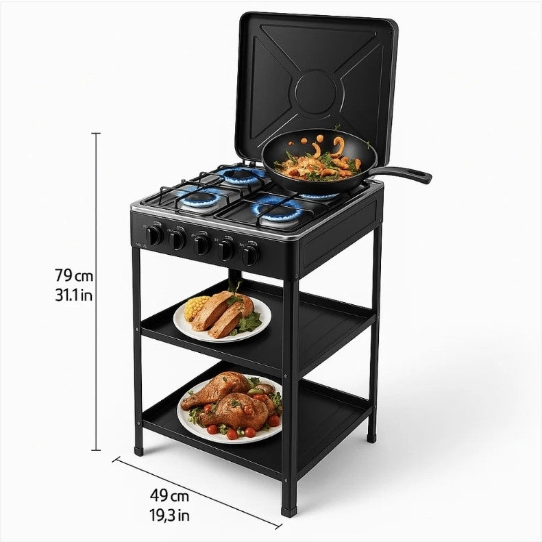 Deluxe Plinski Štednjak BOKO – Snaga, funkcionalnost i mobilnost!