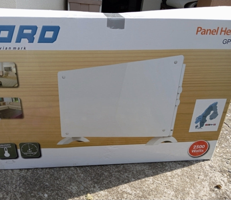 🔥 Nord Stakleni Električni Konvektor 2500W