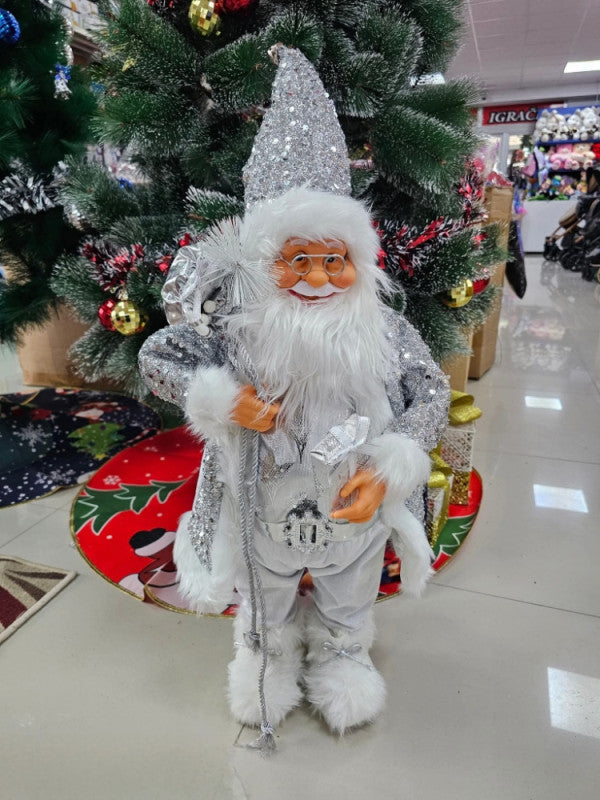 🎅 Djed Mraz 60 cm – Velika Novogodišnja Figurica za Savršen Ambijent