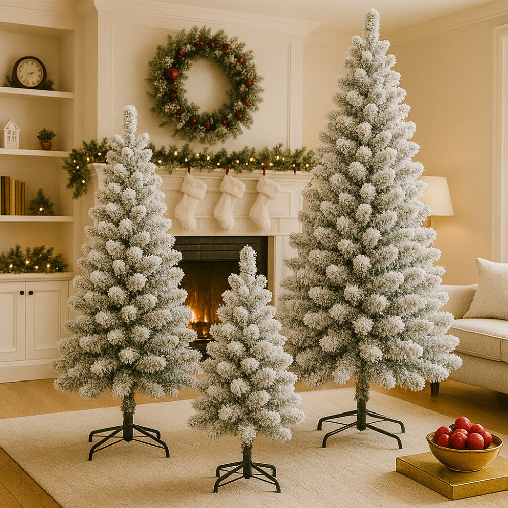 Sniježni Bor za Praznike – Čarobna Zimska Atmosfera u Vašem Domu