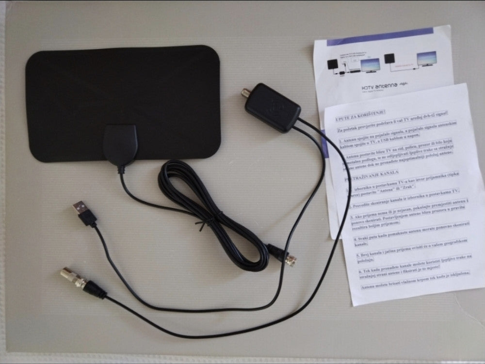 DIGITALNA HDTV SOBNA ANTENA – GLEDANJE TV KANALA POTPUNO BESPLATNO!