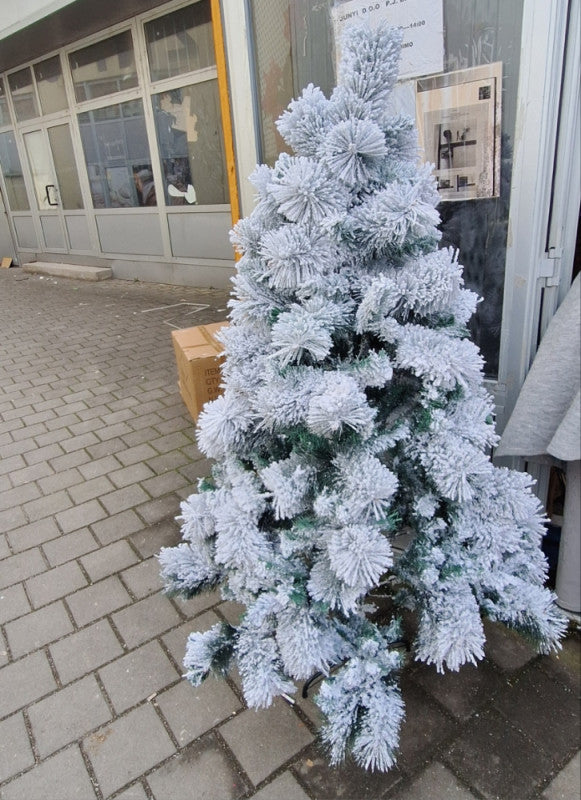 LUKSUZNA SNJEŽNA BOŽIĆNA JELKA – KAO IZ PRAZNIČNE BAJKE! ✨🎄