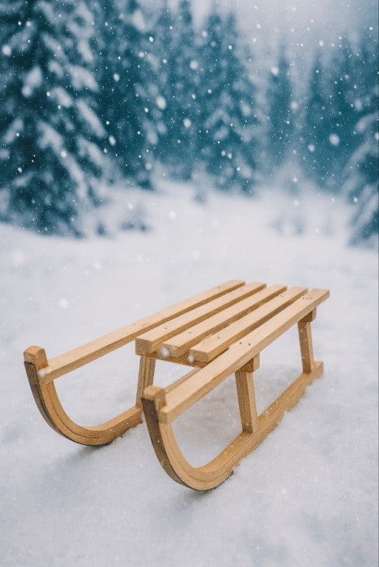 DRVENE DJEČIJE SANKE – KLASIK KOJI TRAJE GODINAMA! ✨❄️