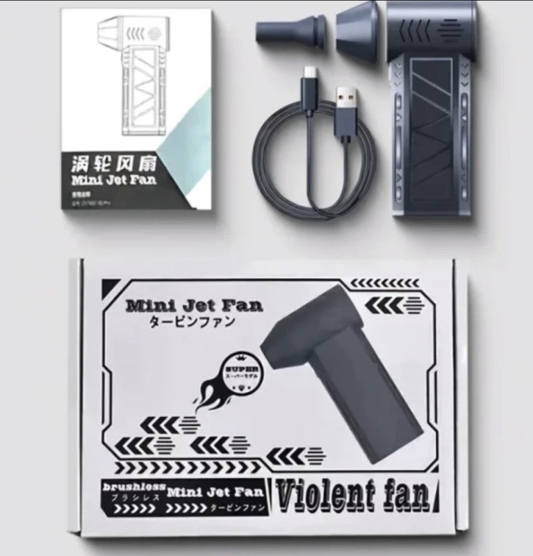 MINI JET FAN – SNAGA VJETRA U TVOJIM RUKAMA 🔥🌪️